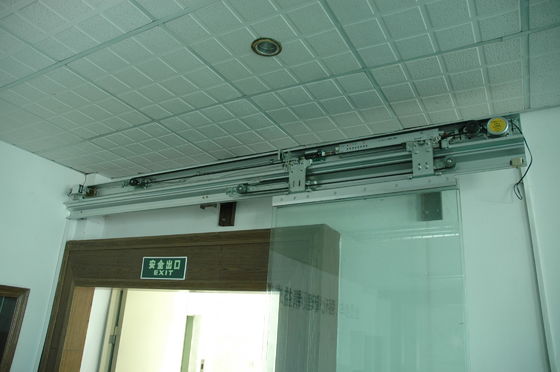 Китай Раздвижные двери входа офисного здания автоматические стеклянные, 420cm*15cm*11cm поставщик