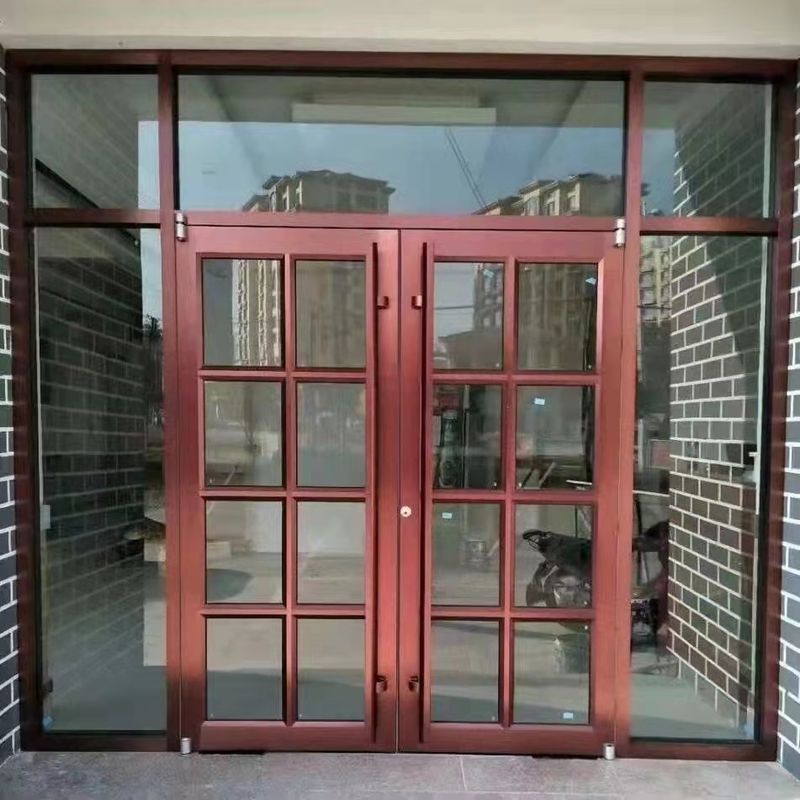 Двери дистанционного управления Белый UPVC 24 дюймовые автоматические качающиеся двери дверь KFC