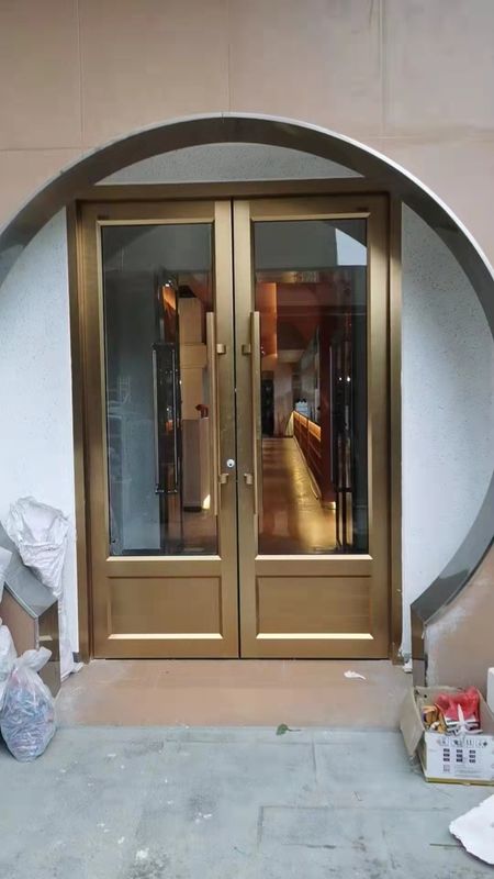 Двери дистанционного управления Белый UPVC 24 дюймовые автоматические качающиеся двери дверь KFC