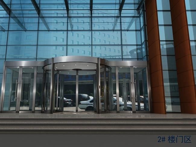 Преобразуйте свой вход с помощью нашей современной автоматической вращающейся двери